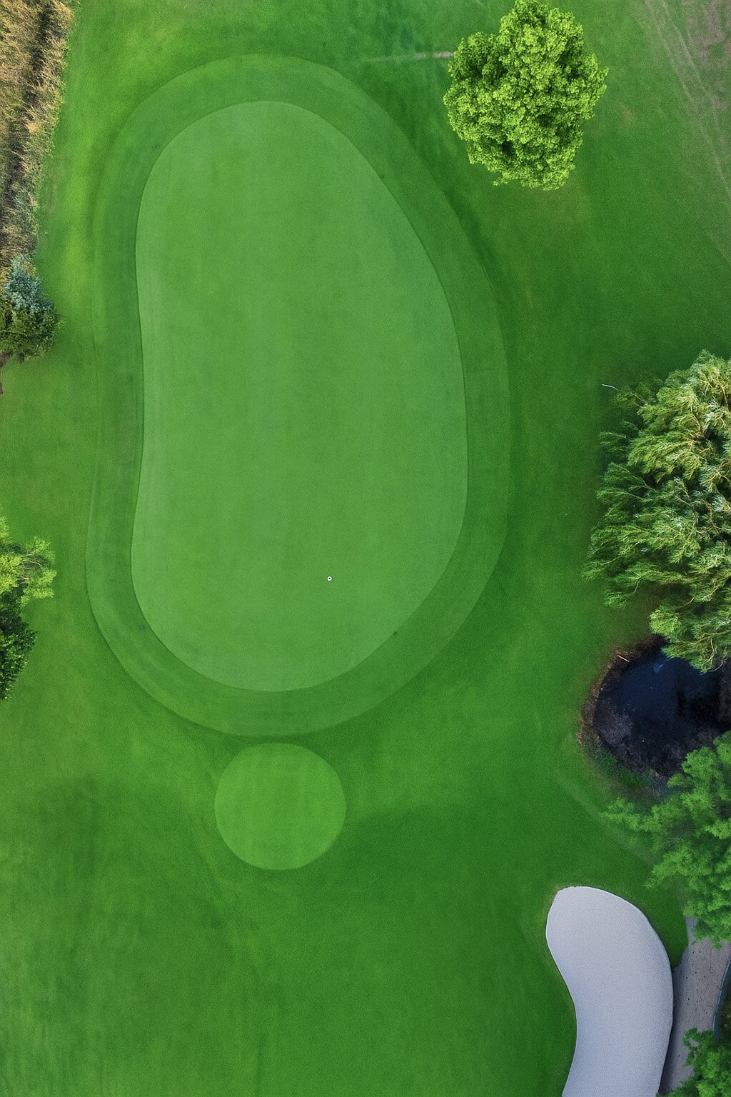 Top down foto van hole 2 President's dream uit de reeks Het Kasteel - RGCO